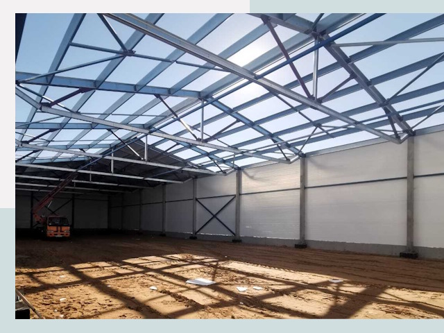 Строительство сенохранилищ в Жигулевске