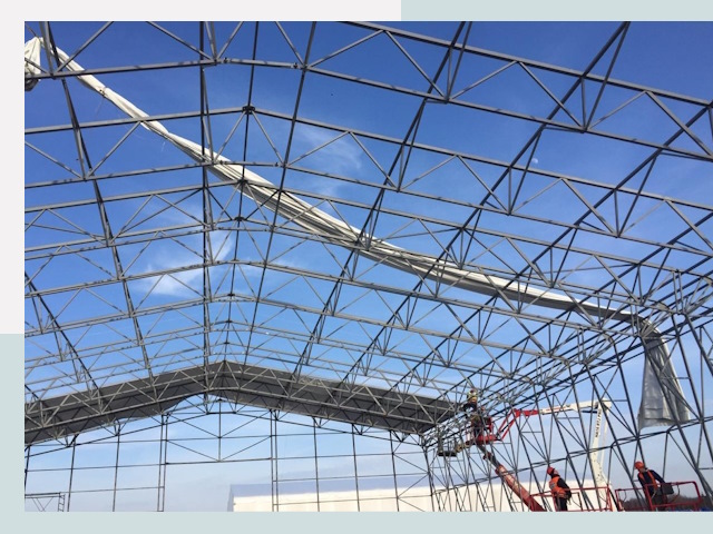 Шатровые ангары от 607 руб. в Жигулевске и Самарской области