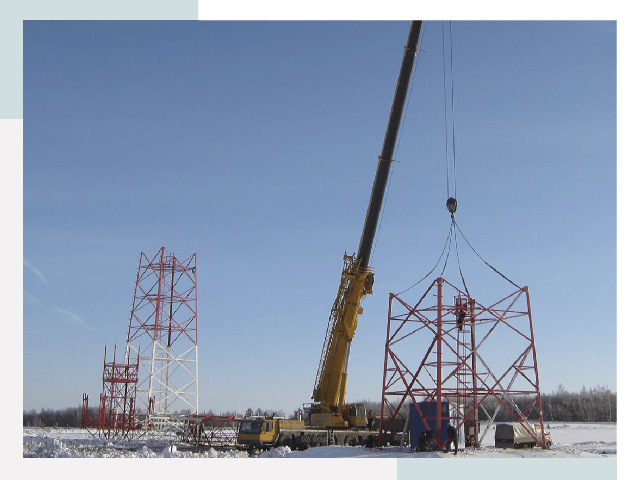 Монтаж вышек связи в Жигулевске