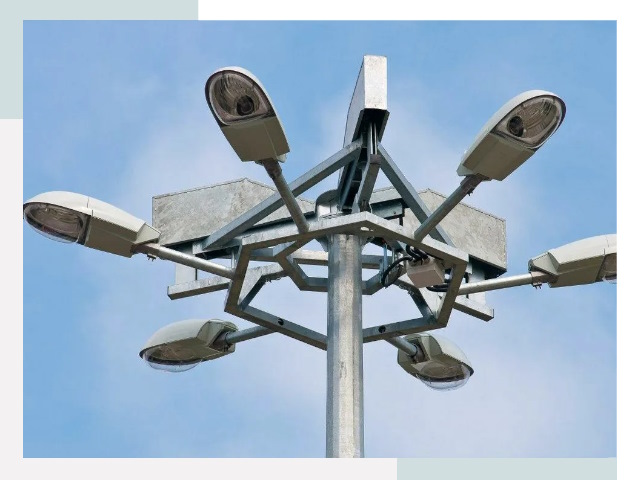 Монтаж осветительных мачт в Жигулевске